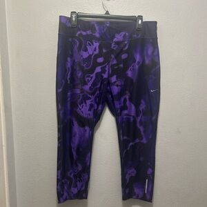 Nike Dri-Fit Purple Cropped Leggings